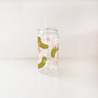 VERRE 16OZ PRINTEMPS – PLASTIQUE SANS BPA INCASSABLE POUR ENFANTS ET PISCINE