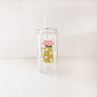 VERRE 16OZ PRINTEMPS – PLASTIQUE SANS BPA INCASSABLE POUR ENFANTS ET PISCINE