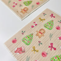 MERRYCUTE CHIFFON ÉPONGE NOËL RÉUTILISABLE
