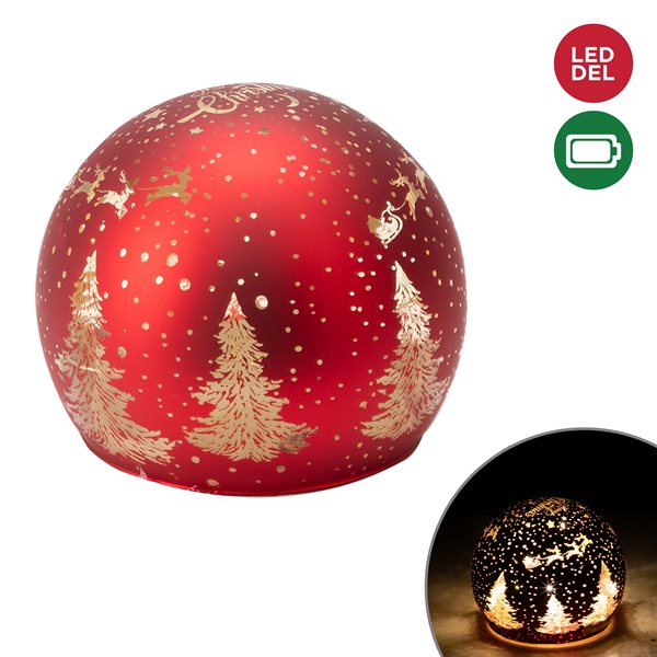 BOULE DE VERRE - DESSUS DE TABLE