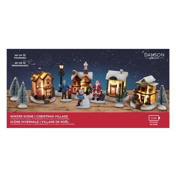 PETITES MAISONS AVEC LUMIERES DEL