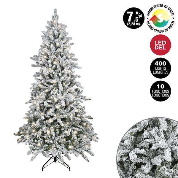 SAPIN DE NOEL FLOQUE