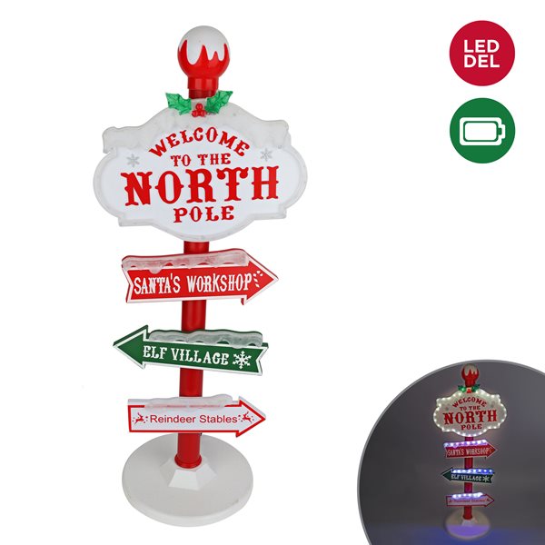 POTEAU DIRECTIONNEL DU PÔLE NORD