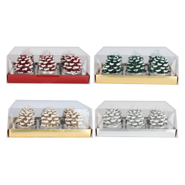 CHANDELLE EN FORME DE POMME DE PIN