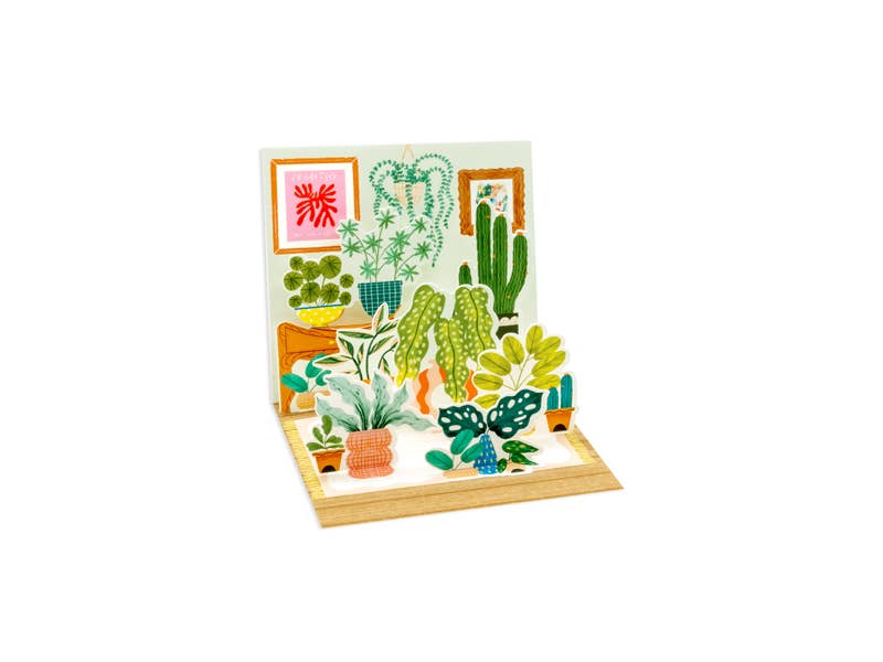 MINI POP-UP CARD - PLANTS