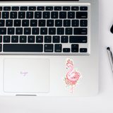 AUTOCOLLANT - FLAMANT ROSE