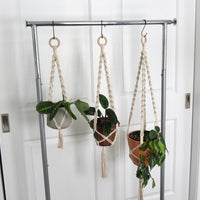 SUPPORT POUR PLANTES EN MACRAMÉ | JARDINIÈRE SUSPENDU D'INTÉRIEUR
