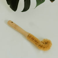 BROSSE À BOUTEILLE EN BAMBOU PUISSANTE NETTOYAGE DES RECOINS ÉCOLOGIQUE POUR FAMILLES