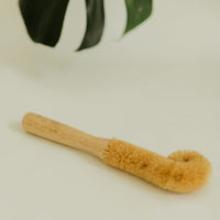 BROSSE À BOUTEILLE EN BAMBOU PUISSANTE NETTOYAGE DES RECOINS ÉCOLOGIQUE POUR FAMILLES