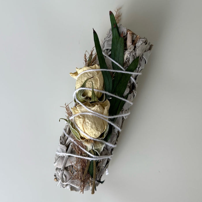 BÂTON DE SAUGE BLANCHE - ROSETTES + PARVI