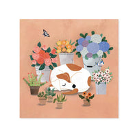 CARTE POP-UP - CHARIOT DE FLEURS