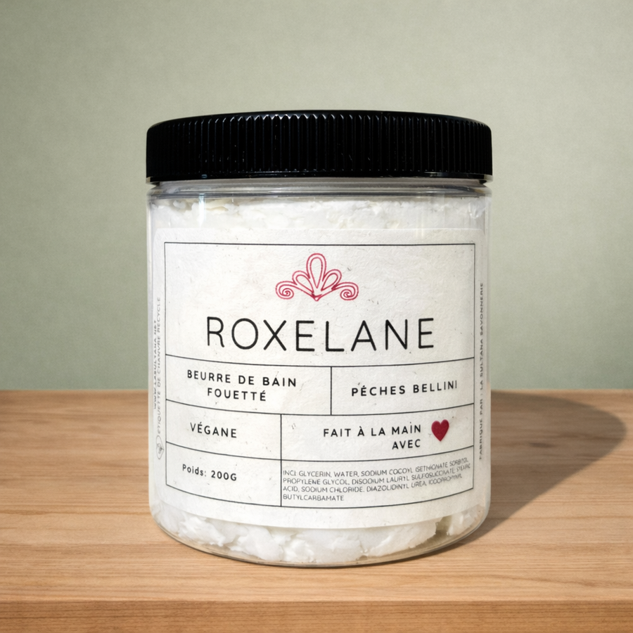 SAVON FOUETTÉ ROXELANE - PÊCHES BELLINI