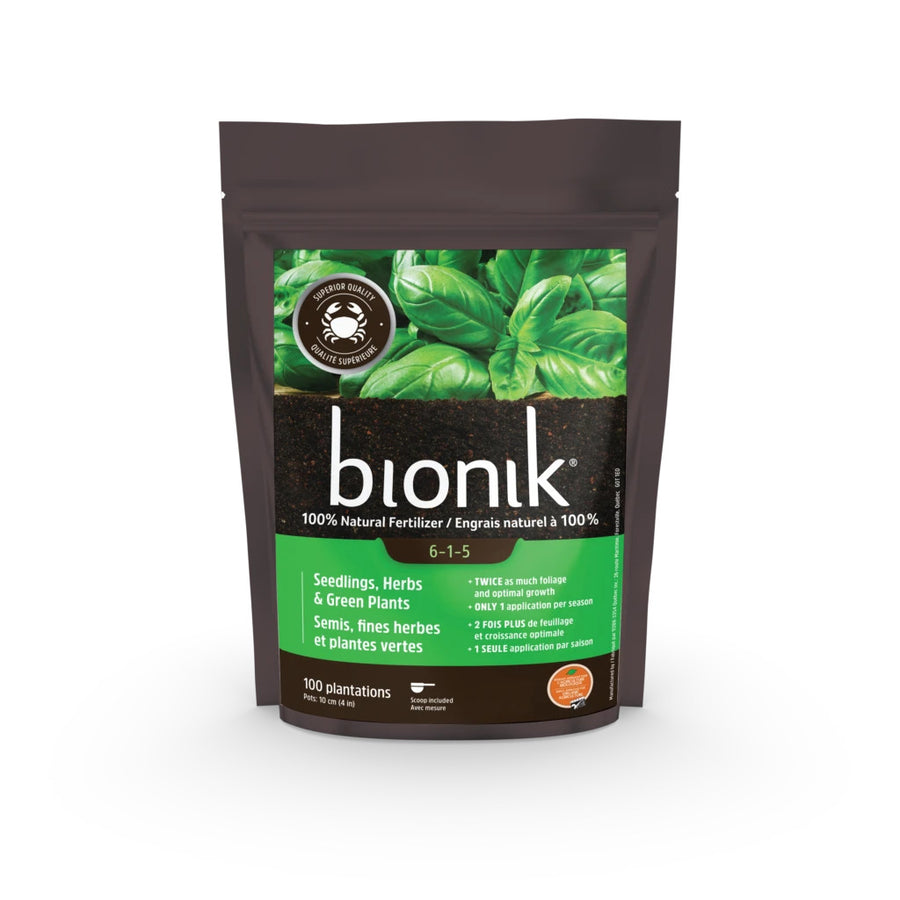 BIONIK ORGANIC FERTILIZER - SEEDING, HERBS AND GREEN PLANTS 6-1-5