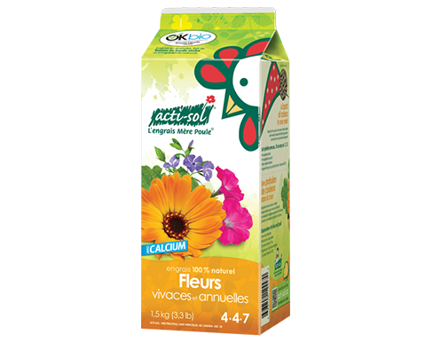 NATURAL FERTILIZER FOR PERENNIALS AND ANNUALS 4-4-7