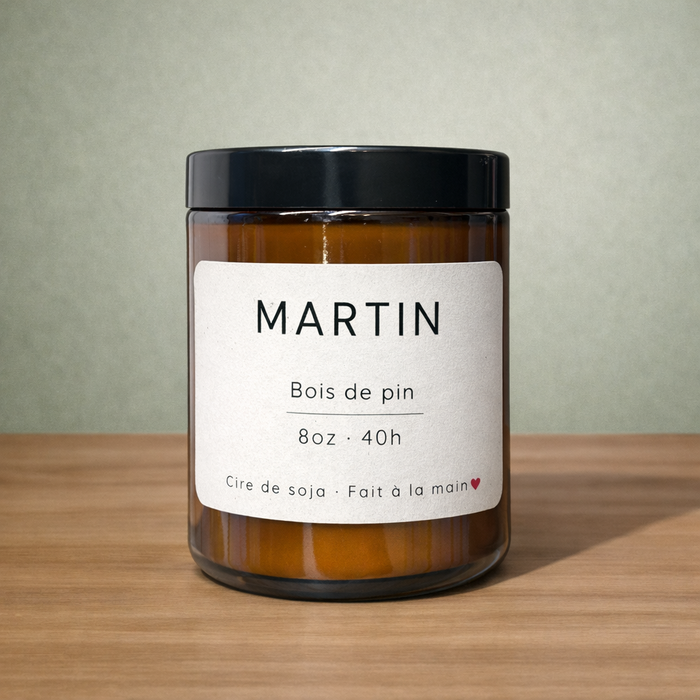 BOUGIE - MARTIN - BOIS DE PIN