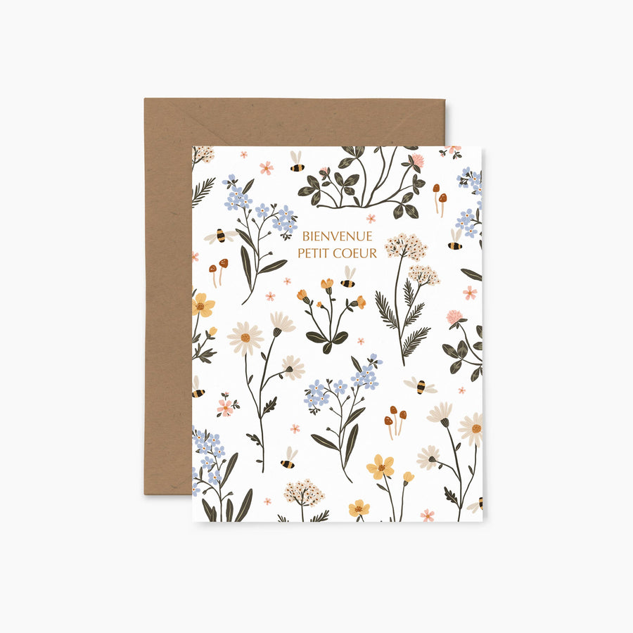 "Welcome, little heart" Garden | Greeting card