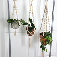 SUPPORT POUR PLANTES EN MACRAMÉ | JARDINIÈRE SUSPENDU D'INTÉRIEUR