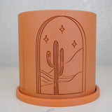 CACHE POT IMPRIMÉE EN 3D - CACTUS