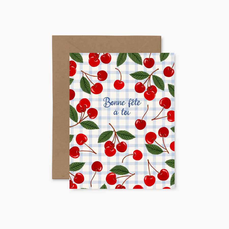 Cherries "Happy birthday to you" | Greeting card