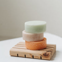 BARRE DE CONDITIONNEUR SOLIDE ORANGE DOUCE PAMPLEMOUSSE REVITALISANT POUR CHEVEUX ÉCOLOGIQUES VIBRANT SANS PLASTIQUE