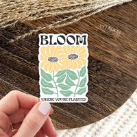 AUTOCOLLANT - BLOOM AS YOU ARE