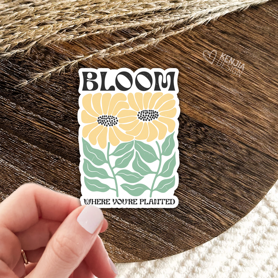 AUTOCOLLANT - BLOOM AS YOU ARE