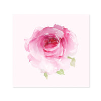 CARTE POP-UP - FLEURS ROSES