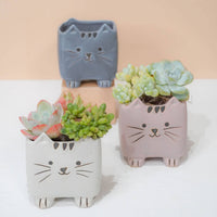 CACHE-POT- CHAT DE DESSIN ANIMÉ
