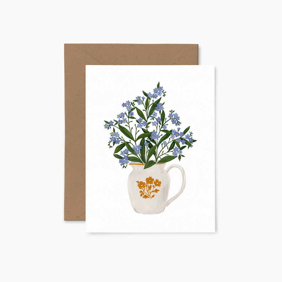 Forget-Me-Nots Bouquet | Greeting Card