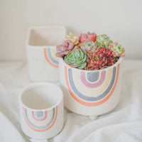 CACHE-POT - ROND ARC-EN-CIEL