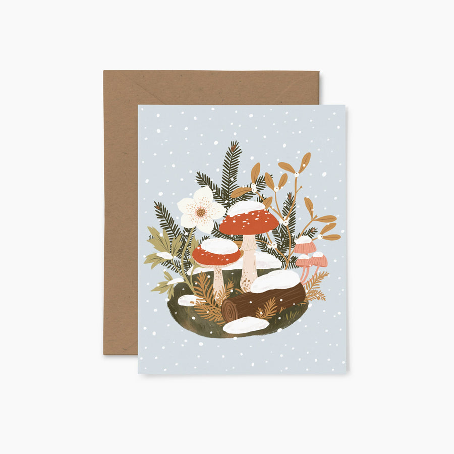 Snowy forest | Greeting card