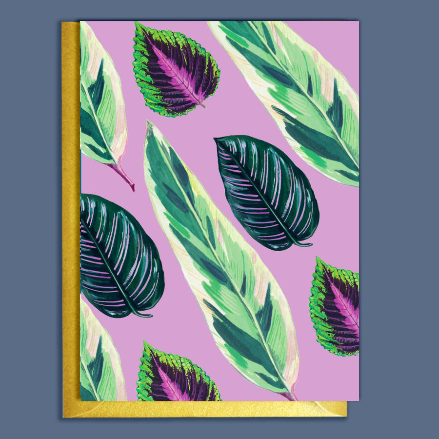GREETING CARD - LILAC DESIGN