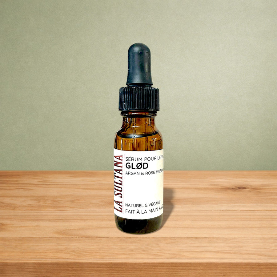GLØD Argan & Rosehip Facial Serum and Gua Sha Massage