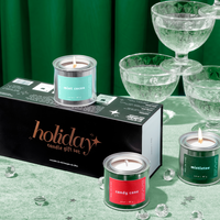 COFFRET CADEAU DE MINI-BOUGIES DE NOEL