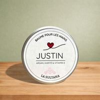 JUSTIN hand balm argan, shea & bergamot