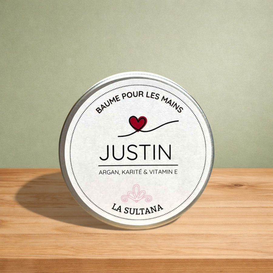 JUSTIN hand balm argan, shea & bergamot