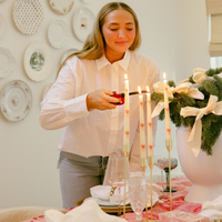 BOUGIES CONIQUES DE KENZIE (LOT DE QUATRe)