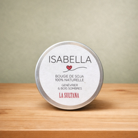 ISABELLA GENÉVRIER CANDLE DARK WOODS INTENSELY SCENTED LONG EXTENDED DURATION