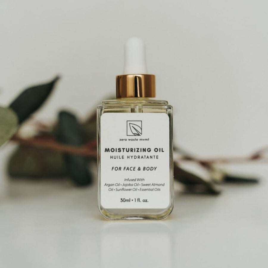 HUILE HYDRATANTE LUXUEUSE POUR PEAUX SENSIBLES NATURELLEMENT NOURRIE ET RAYONNANTE SANS PLASTIQUE