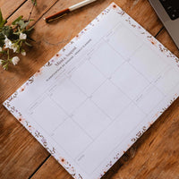 PETALS AGENDA HEBDOMADAIRE FLORAL SERENITE CREATIVES