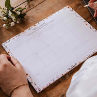 PETALS AGENDA HEBDOMADAIRE FLORAL SERENITE CREATIVES