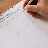 PETALS AGENDA HEBDOMADAIRE FLORAL SERENITE CREATIVES