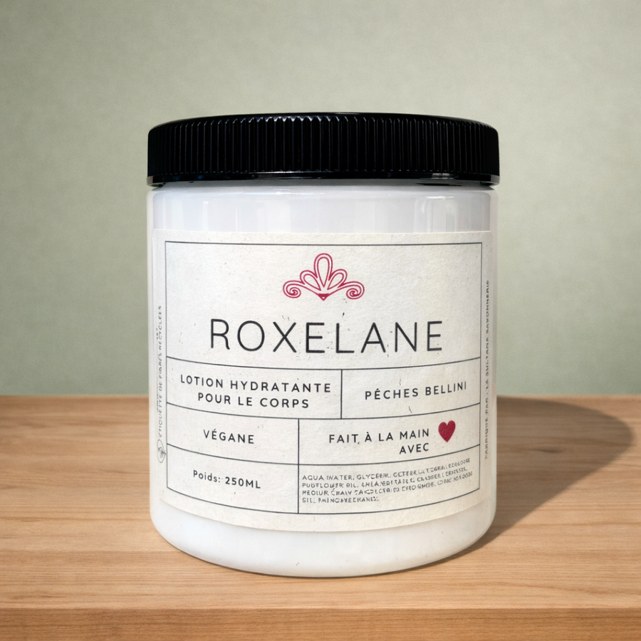 LOTION HYDRATANTE - ROXELANE - PÊCHES BELLINI