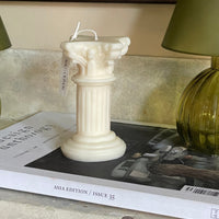 BOUGIE EN FORME DE COLONNE ROMAINE