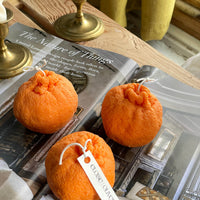 BOUGIE EN FORME D'ORANGE