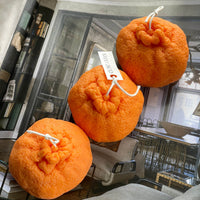 BOUGIE EN FORME D'ORANGE