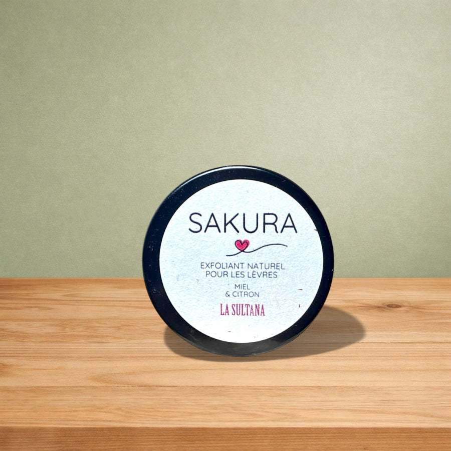 SAKURA Honey & Lemon Exfoliating Lip Mask