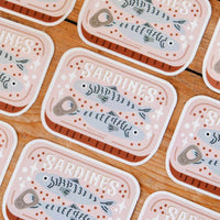 AUTOCOLLANT EN VINYL - COZY SARDINES