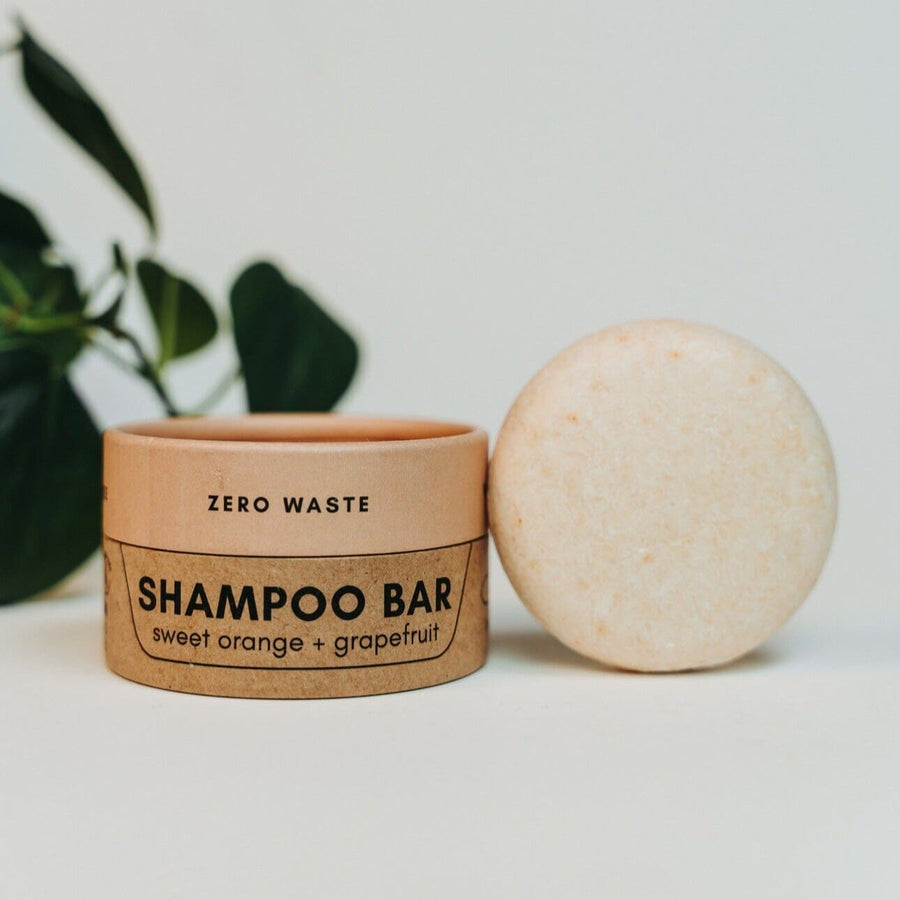SWEET ORANGE GRAPEFRUIT SOLID SHAMPOO MOISTURIZES HAIR AND EASY STYLING ZERO WASTE FOR ALL HAIR TYPES