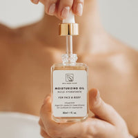 HUILE HYDRATANTE LUXUEUSE POUR PEAUX SENSIBLES NATURELLEMENT NOURRIE ET RAYONNANTE SANS PLASTIQUE